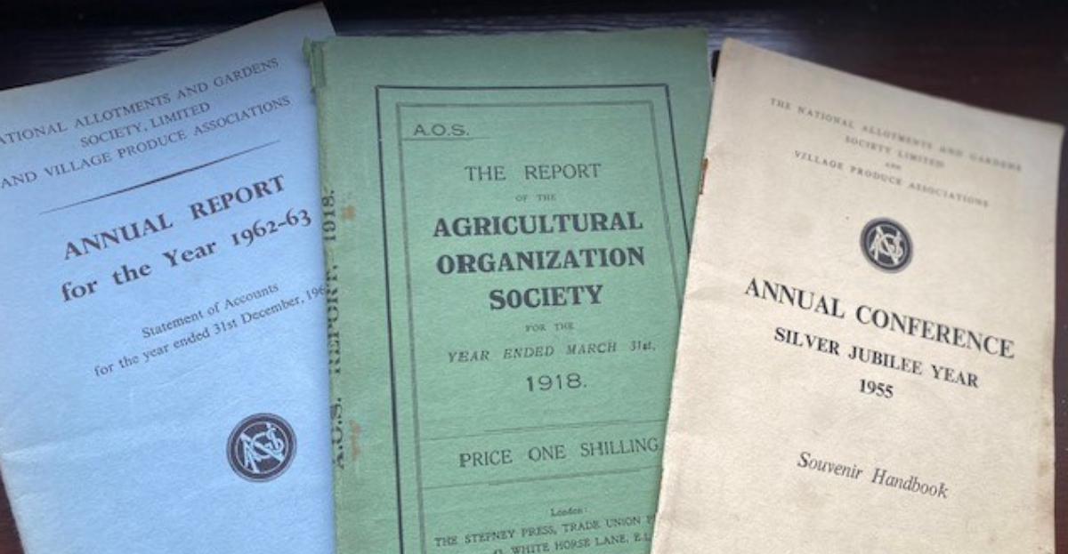 Old allotment handbooks